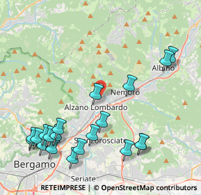 Mappa Via Don E. Adami, 24022 Alzano Lombardo BG, Italia (5.0735)