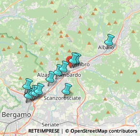 Mappa Via Giuseppe Verdi, 24027 Nembro BG, Italia (3.77077)