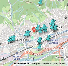 Mappa Via Giuseppe Verdi, 24027 Nembro BG, Italia (0.464)