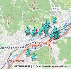 Mappa Via Giuseppe Verdi, 24027 Nembro BG, Italia (0.764)