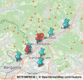 Mappa Via Al Luio, 24022 Alzano Lombardo BG, Italia (3.84692)