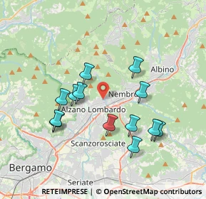 Mappa Via Al Luio, 24022 Alzano Lombardo BG, Italia (3.46462)