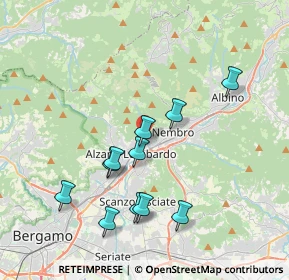 Mappa Via Al Luio, 24022 Alzano Lombardo BG, Italia (3.64273)