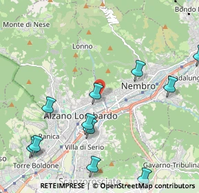 Mappa Via Al Luio, 24022 Alzano Lombardo BG, Italia (2.725)