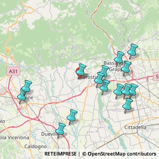 Mappa Via XXV Aprile, 36060 Pianezze VI, Italia (9.17133)