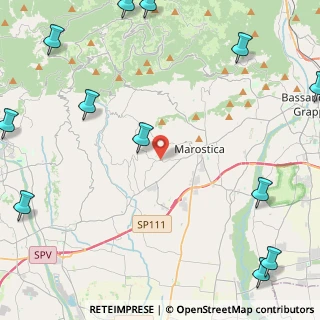 Mappa Via XXV Aprile, 36060 Pianezze VI, Italia (7.19923)