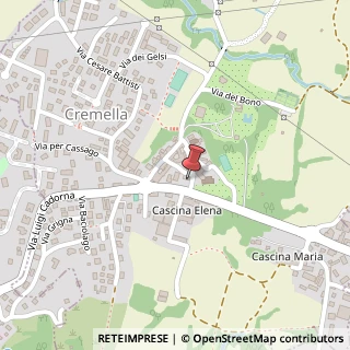 Mappa Via Don Colombo, 1, 23894 Cremella, Lecco (Lombardia)
