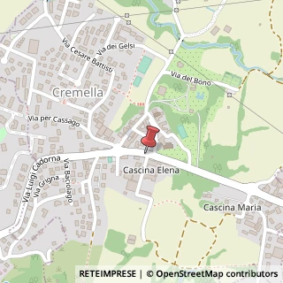 Mappa Via luigi cadorna 20, 23894 Cremella, Lecco (Lombardia)