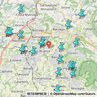 Mappa Via S. Giovanni, 23894 Cremella LC, Italia (2.629)
