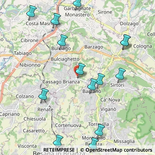 Mappa Via S. Giovanni, 23894 Cremella LC, Italia (2.68571)