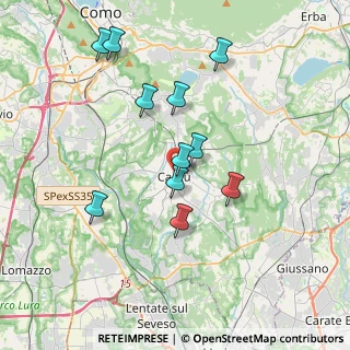 Mappa Via Domenico Cimarosa, 22063 Cantù CO, Italia (3.42545)