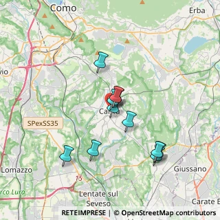 Mappa Via Domenico Cimarosa, 22063 Cantù CO, Italia (2.98364)