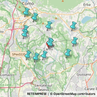 Mappa Via Domenico Cimarosa, 22063 Cantù CO, Italia (3.73385)