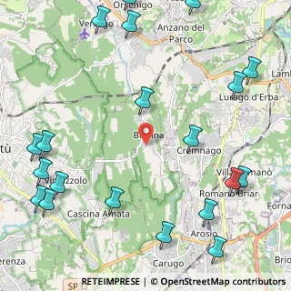 Mappa 22040 Brenna CO, Italia (3.0945)