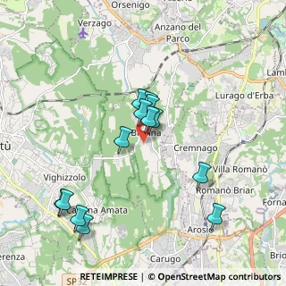 Mappa 22040 Brenna CO, Italia (1.77)