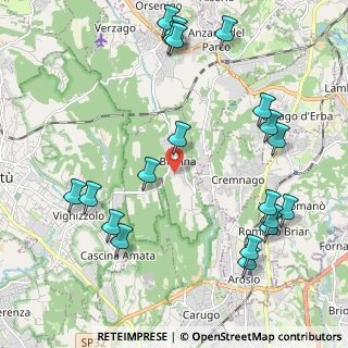 Mappa 22040 Brenna CO, Italia (2.542)