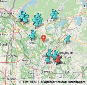Mappa 22040 Brenna CO, Italia (7.885)