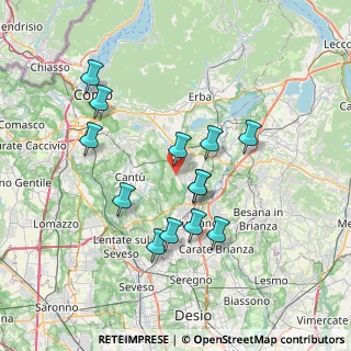 Mappa 22040 Brenna CO, Italia (6.62923)