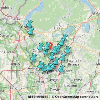 Mappa 22040 Brenna CO, Italia (6.006)