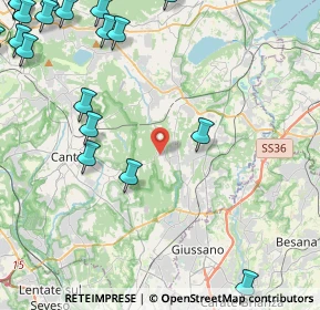 Mappa 22040 Brenna CO, Italia (6.834)