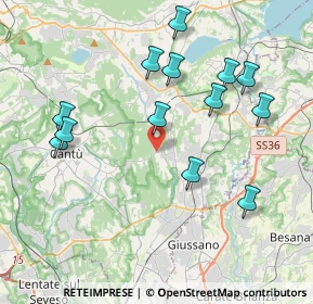 Mappa 22040 Brenna CO, Italia (4.08769)