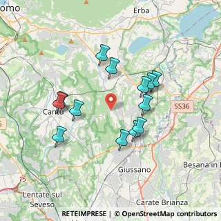 Mappa 22040 Brenna CO, Italia (3.29846)