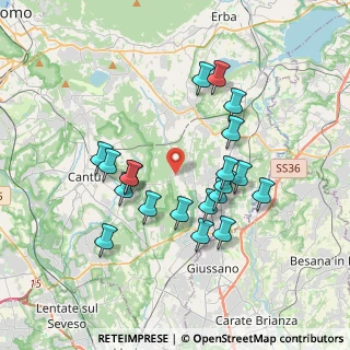 Mappa 22040 Brenna CO, Italia (3.384)