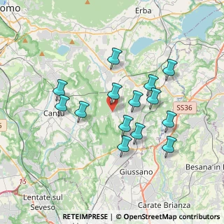Mappa 22040 Brenna CO, Italia (3.24429)
