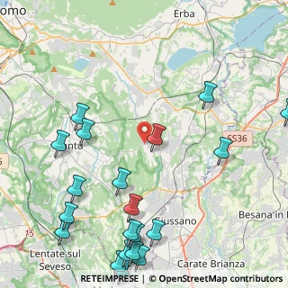 Mappa 22040 Brenna CO, Italia (5.8845)