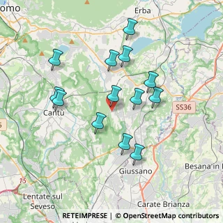 Mappa 22040 Brenna CO, Italia (3.42769)