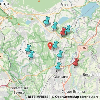 Mappa 22040 Brenna CO, Italia (3.41917)
