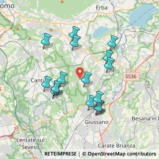 Mappa 22040 Brenna CO, Italia (3.53941)