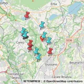 Mappa 22040 Brenna CO, Italia (3.29357)