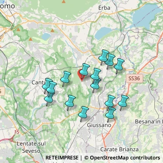 Mappa 22040 Brenna CO, Italia (3.274)