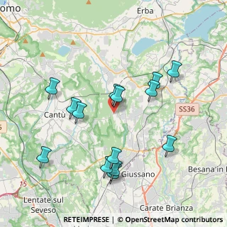 Mappa 22040 Brenna CO, Italia (3.915)