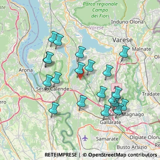 Mappa Via Edmondo de Amicis, 21029 Vergiate VA, Italia (7.5605)