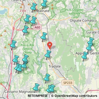 Mappa Via Armando Diaz, 21040 Venegono Inferiore VA, Italia (6.0515)