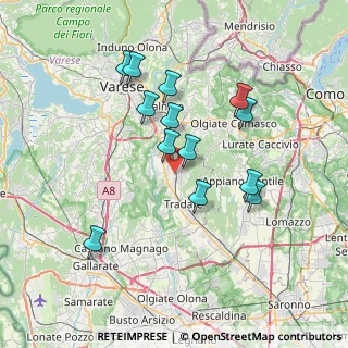 Mappa Via Armando Diaz, 21040 Venegono Inferiore VA, Italia (6.65692)