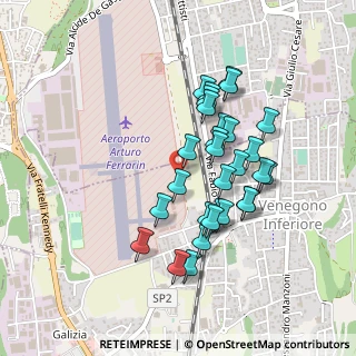 Mappa Via Armando Diaz, 21040 Venegono Inferiore VA, Italia (0.39655)