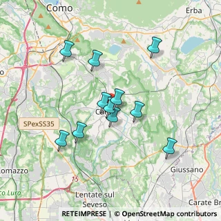 Mappa Via Gorizia, 22063 Cantù CO, Italia (3.02909)