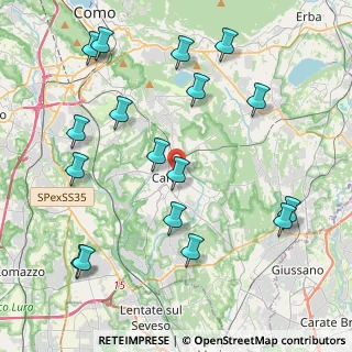 Mappa Via Gorizia, 22063 Cantù CO, Italia (4.79765)