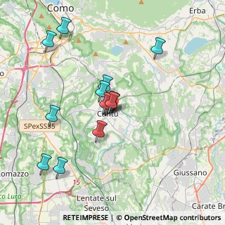 Mappa Via Gorizia, 22063 Cantù CO, Italia (3.25143)