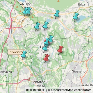Mappa Via Gorizia, 22063 Cantù CO, Italia (3.73917)