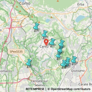 Mappa Via Alciato, 22063 Cantù CO, Italia (3.81545)