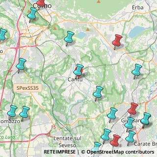 Mappa Via Alciato, 22063 Cantù CO, Italia (7.006)