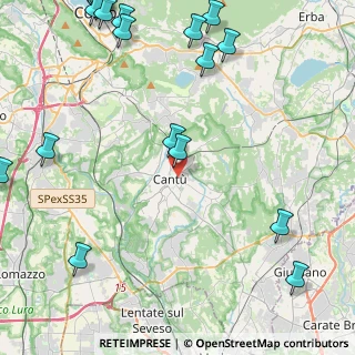 Mappa Via Gorizia, 22063 Cantù CO, Italia (6.745)