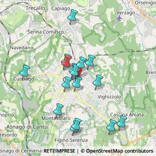 Mappa Via Gorizia, 22063 Cantù CO, Italia (1.78313)