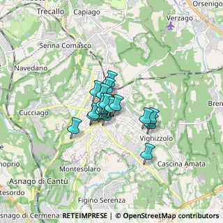 Mappa Via Gorizia, 22063 Cantù CO, Italia (0.925)