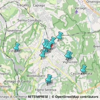 Mappa Via Gorizia, 22063 Cantù CO, Italia (1.54769)