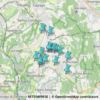 Mappa Via Gorizia, 22063 Cantù CO, Italia (1.19533)